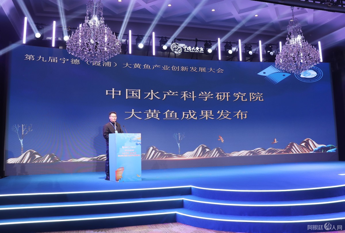 启动仪式上，发布大黄鱼产业科研成果。叶金秋 摄